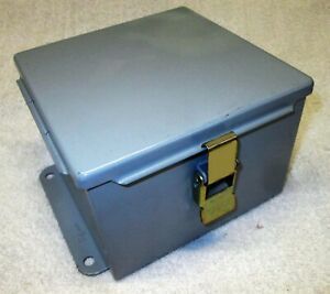 NEW HOFFMAN 6x6x4 A606CH ELECTRICAL ENCLOSURE PANEL BOX HINGED~COVER QUICK~CLAMP