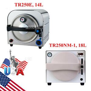 14L/18L Dental Autoclave Steam Sterilizer Medical Sterilization Stainless Steel