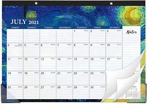2021-2022 Desk Calendar - 18 Months Large Monthly Desk Calendar, July 2021 - Dec