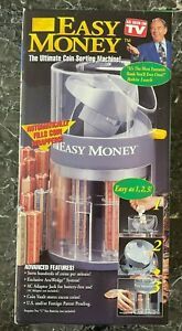 Easy Money Motorized Coin Bank AC Adapter Automatically Sorts, Counts, Stacks