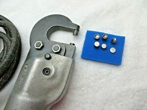 professional pneumatic rivet squeezer with foot pedal model 3000 &amp; 6/3/16&#034; sets