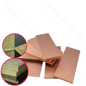C17200 Copper Beryllium Alloy Sheet Plate Various Sizes &amp;Thicknesses 2mm~0.5mm