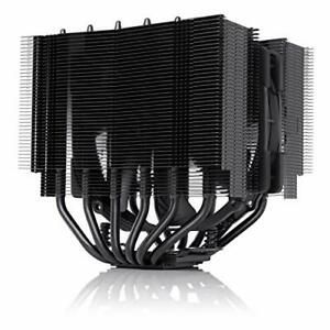 Enfriador de CPU Noctua NH-D15 chromax negro de doble torre de 140 mm negro