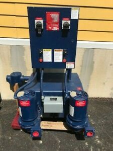 Duplex condensate pump unit  Shipco Pumps  3 phase with Two 2 HP motors