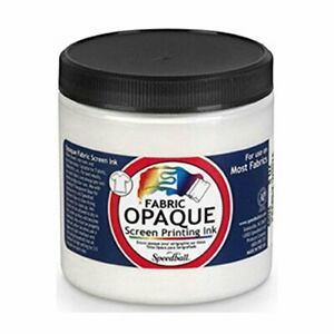 SPEEDBALL ART PRODUCTS 4803 OPAQUE SCREEN INK PEARL WHITE 8OZ