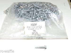 12-14x1-1/4 HWH TEKS/2 Self Tapping Metal Siding Roofing Silver Screws -250 Bag
