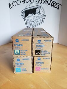 Konica Minolta Toner Set four A33K330 A33K230 A33K430 A33K130