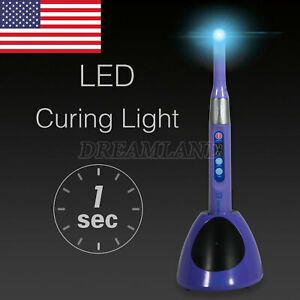 iLED Dental Wireless LED Curing Light Lamp 1 Second Cure DTE Style 1S