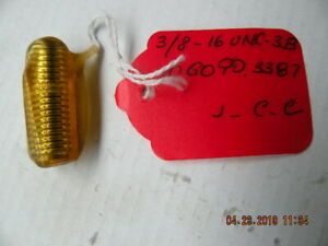 PLUG THREAD GAGE. 3/8-16-UNC-3B ,NO GO, P.D.= .3387&#034;,