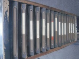 2 ANTIQUE VINTAGE KARDEX  FILE 1 REMINGTON CABINETS POST CARDS INK PENS STORAGE