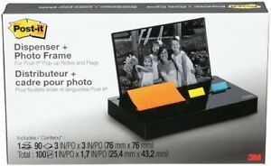 Post-it Pop-up Note and Flag Dispenser PH-100-BK with Photo Frame Black - 1EA