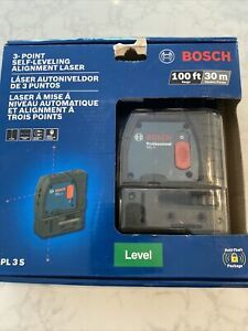 Bosch GPL 3 S 100 ft 3-point Self-Leveling Alignment Laser