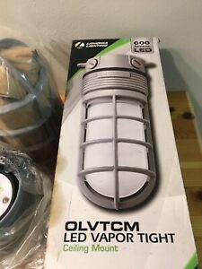 Lithonia Lighting Olvtcm Led Vapor Tight,Ceiling Mount Lot Of TWO