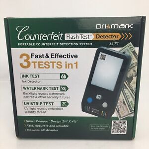 Drimark Portable Counterfeit Flash Test Detector, 3 Tests In 1, Fast&amp;Accurate
