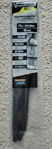 Pack of 15 Southwire CTD1150.15BK 11-Inch Cable Ties 50lb strength New unopened