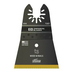 IMPERIAL BLADES IBOAT337-1 SuperCut™ 2-1/2&#034; Storm Titanium Wood &amp; Nails Blade,