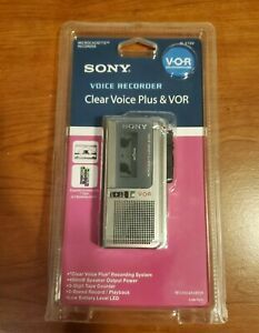 SONY M-570V Cassette Voice Recorder Clear Voice Plus VOR Micro Cassette - NEW