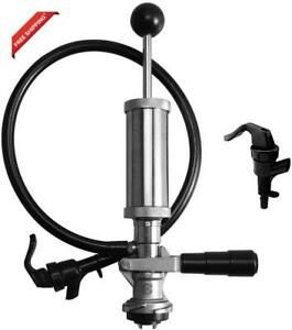 Luckeg Beer Party Pump With Picnic Tap 4 Inch Us Sankey D System Beer Keg Tap Wi