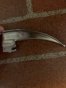Greenline Fiber Optic G-MAC 2 GC Laryngoscope BLADE EMT Anesthesia Stainless