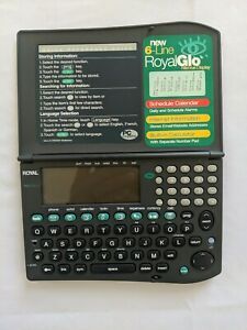 Vtg Royal RG 135EX RoyalGlo Display Personal Organizer C3 -used