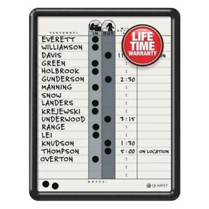 QUARTET  14&#034;x11&#034; Magnetic Porcelain In/Out Board