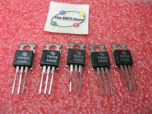 TIP121 Texas Instruments NPN Darlington Transistor TO-220 - NOS Qty 5