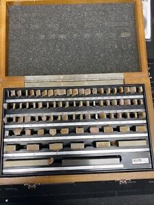 Fowler gauge block set. Grade 0 