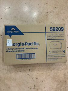COMMERCIAL HYGIENE GEORGIA PACIFIC 2 ROLL 9&#034; JUMBO BATH TISSUE DISPENSER # 59209