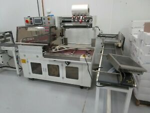 CE AUTOMATIC L-BAR SEALER WITH SHRINK TUNNEL MODEL SF-400LA