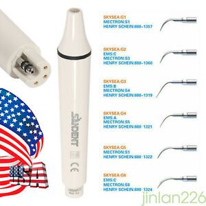 Dental Ultrasonic Piezo Scaler Handpiece fit EMS /+ Scaling Tips G1-G6