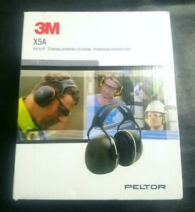 Brand New OB 3M X5A Peltor X-Series Over-the-Head Earmuffs, NRR 31 dB, OSFM