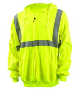 (Class 2 / Full-Zip Hoodie, Medium) - OccuNomix LUX-SWTLHZ-YM Classic