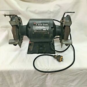 Black &amp; Decker 6&#034; Bench Grinder Model 9403 Tested Works &#034;SEE VIDEO BELOW&#034;