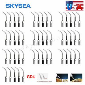 5-100pcs USA Dental Ultrasonic Scaler Tip GD4 Compatible with DTE SATELEC
