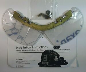 GSP Flip Down Eye Shield (Bourkes) for fire helmets - Clear