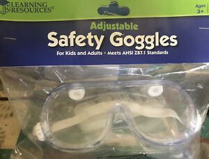 Safety Goggles Over Glasses Lab Work Eye Protective Eyewear Clear Lens 1/Pair