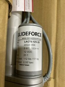 Glideforce 112-Lb. Capacity Linear Actuator Medium Duty. 20:1 Gear Ratio