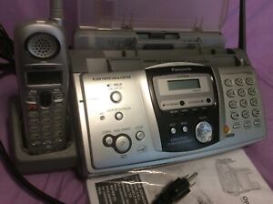 Panasonic KX-FPG379 Fax Copier Digital Answer Caller ID 2.4 GHz &amp; 2 Rolls of Ink