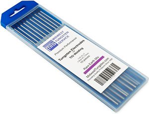 TIG Welding Tungsten Electrodes Rare Earth Blend (Purple, EWG) 10-Pack (1/16&#034;)