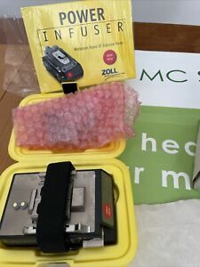 Zoll M100B-3A Power Infuser Crystalloid &amp; Colloid Pump &amp; Cartridge &amp; IV Set  S/N