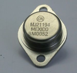 ON Semiconductor MJ21194 Silicon Power Transistor New