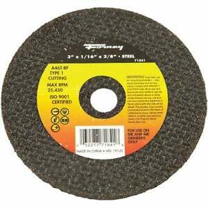 Forney Type 1 3 In. x 1/16 In. x 3/8 In. Steel Cut-Off Wheel 71841  - 1 Each
