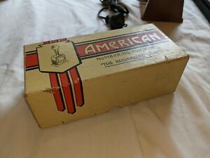 Vintage American Visible Automatic Hand Numbering Machine Model 41 with box, etc