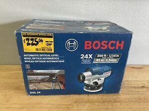 Bosch GOL24 Automatic Level with 24x Magnification Power Lens