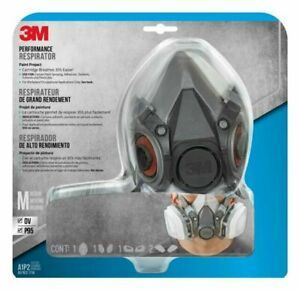 3M - 6211P1 Performance Respirator (A1P2) SIZE MEDIUM - EXPIRATION DATE 12/2024