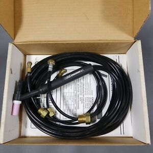 WORLDWIDE CK230 Water Cooled TIG 3/32&#034; Torch Kit, 250A, 12.5&#039;, Triflex, CK2312