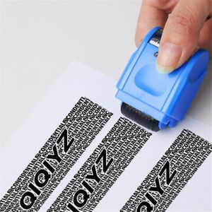Details about  Identity Theft Protection Confidential ID Guard Wide Roller Stamp