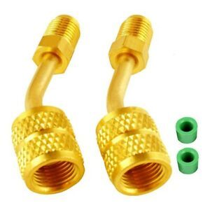 2PCS 5/16 Female, 1/4 Male SAE For The Latest R410A Tubeless Mini Split System