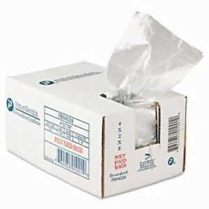 Poly Bags, Food &amp; Utility Bags, Pint - 1,000 bags per Carton (IBS PB040208)
