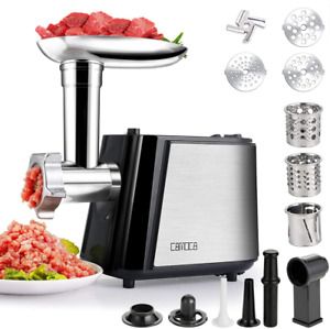 CAMOCA Electric Meat Grinder, 9-IN-1 All-Copper Motor Mincer, Sausage...